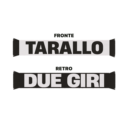 Sciarpa TARALLO - BIANCONERO