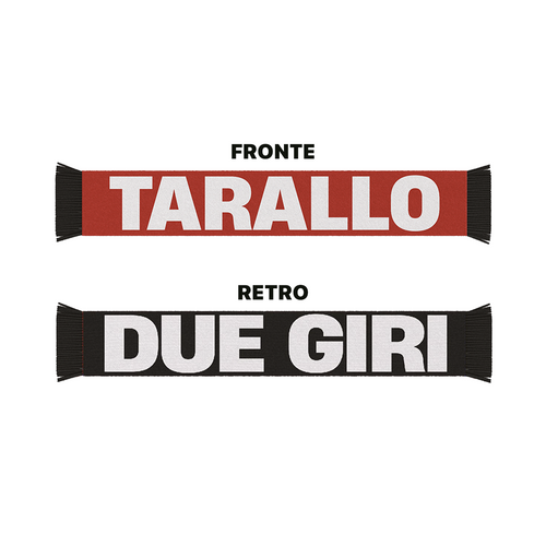 Sciarpa TARALLO - ROSSONERO